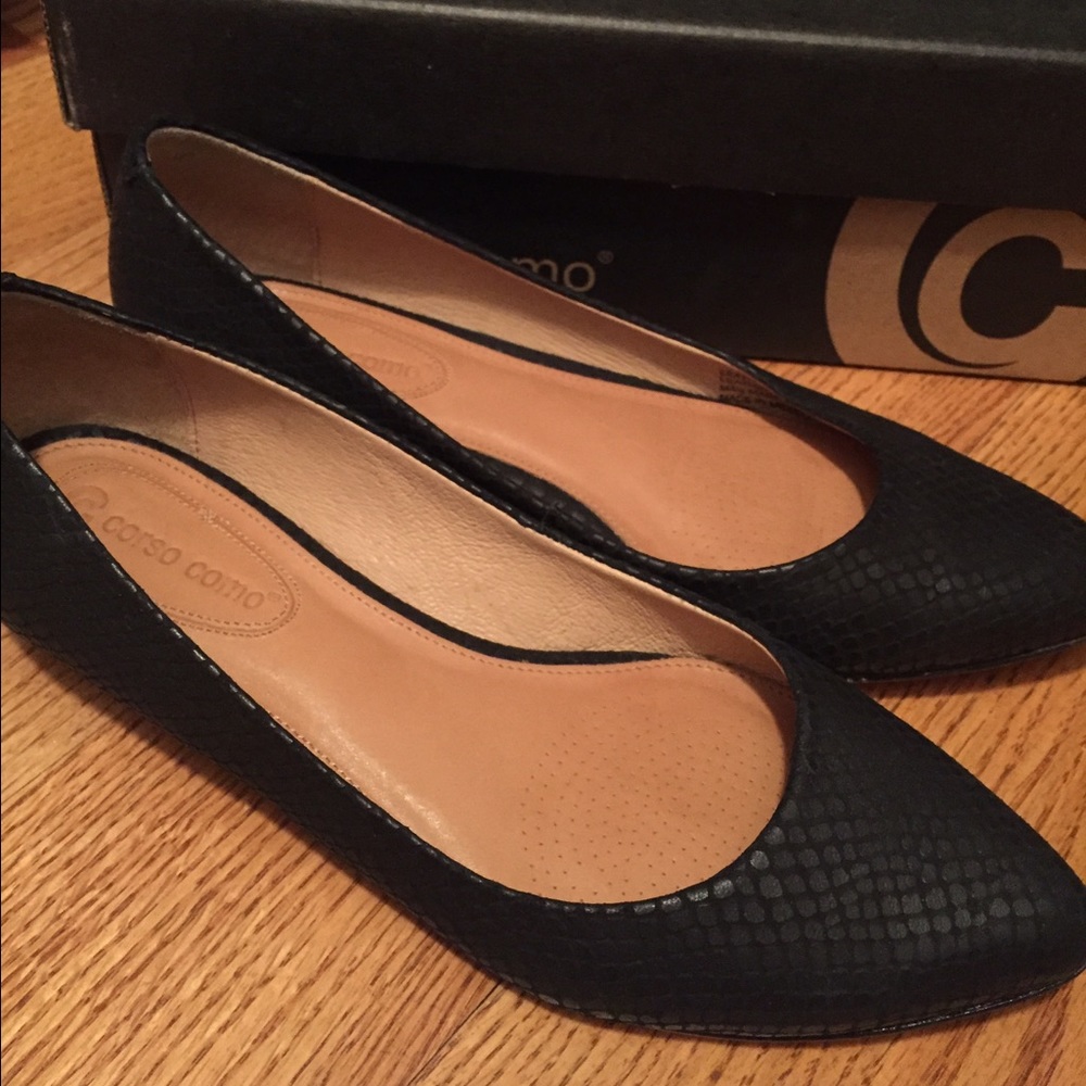 Corso Como Black Flats