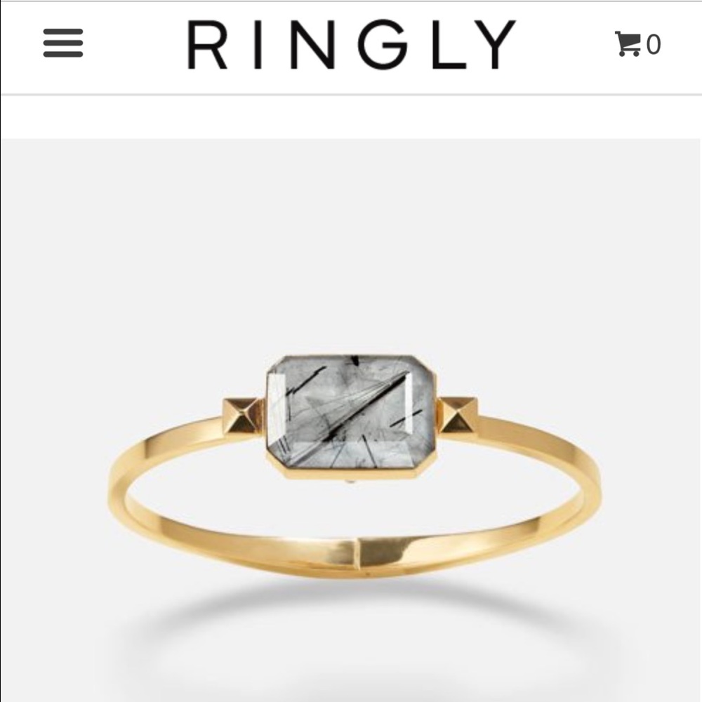 RINGLY Bracelet: Backstage Tourmalated Quartz