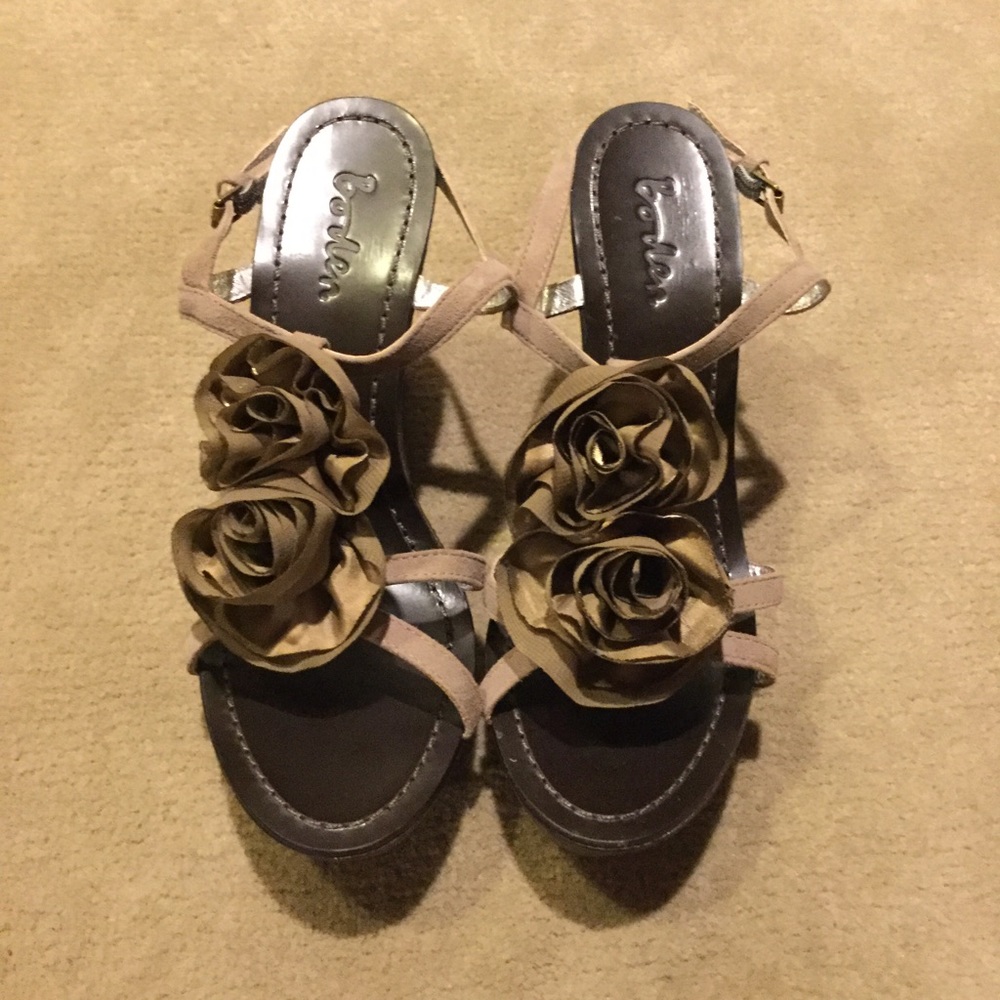 Boden Floral Wedges