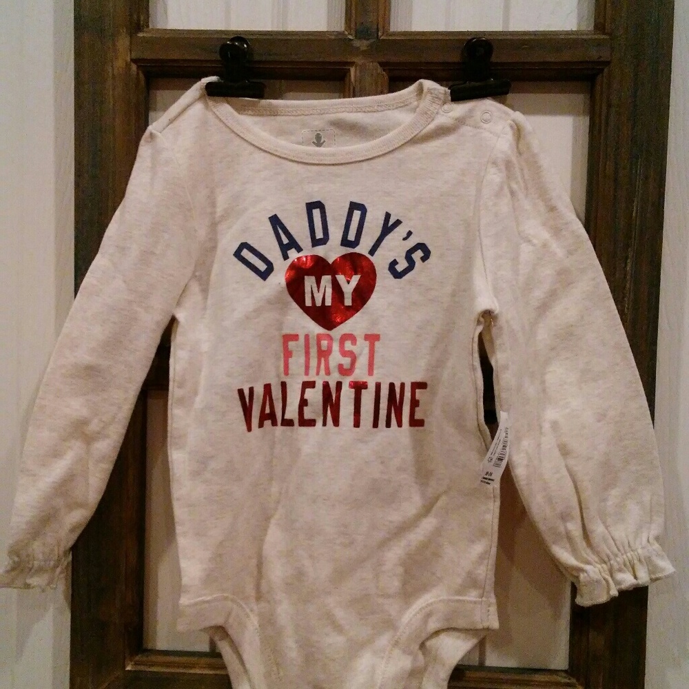 Baby Valentines onesie NWT