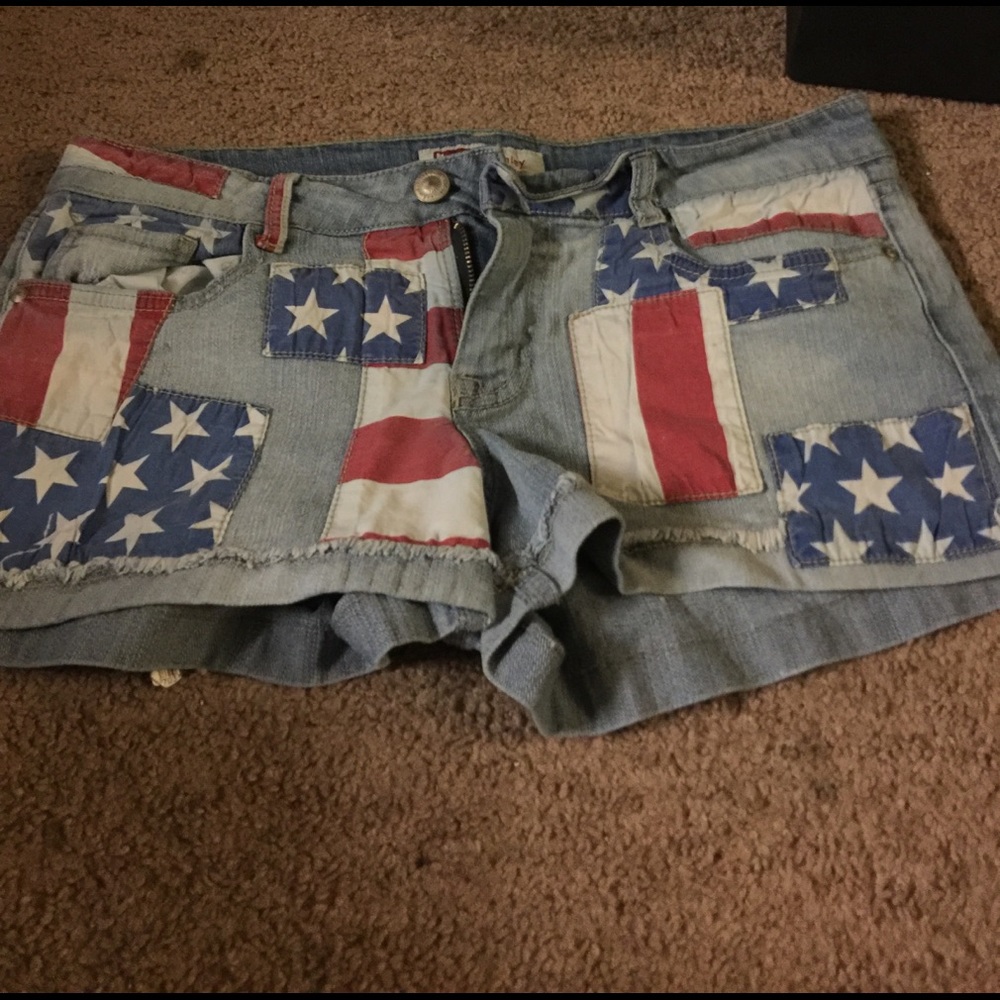 American flag shorts