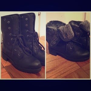 Clarks Reunite Up GTX Black Leather Boots