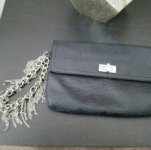 BEBE Black Clutch Purse