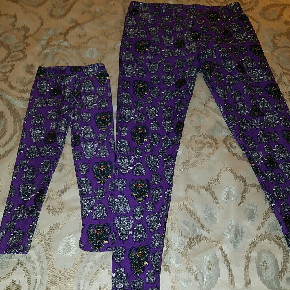 Mommy and Me Purple TC and Kids S/M set