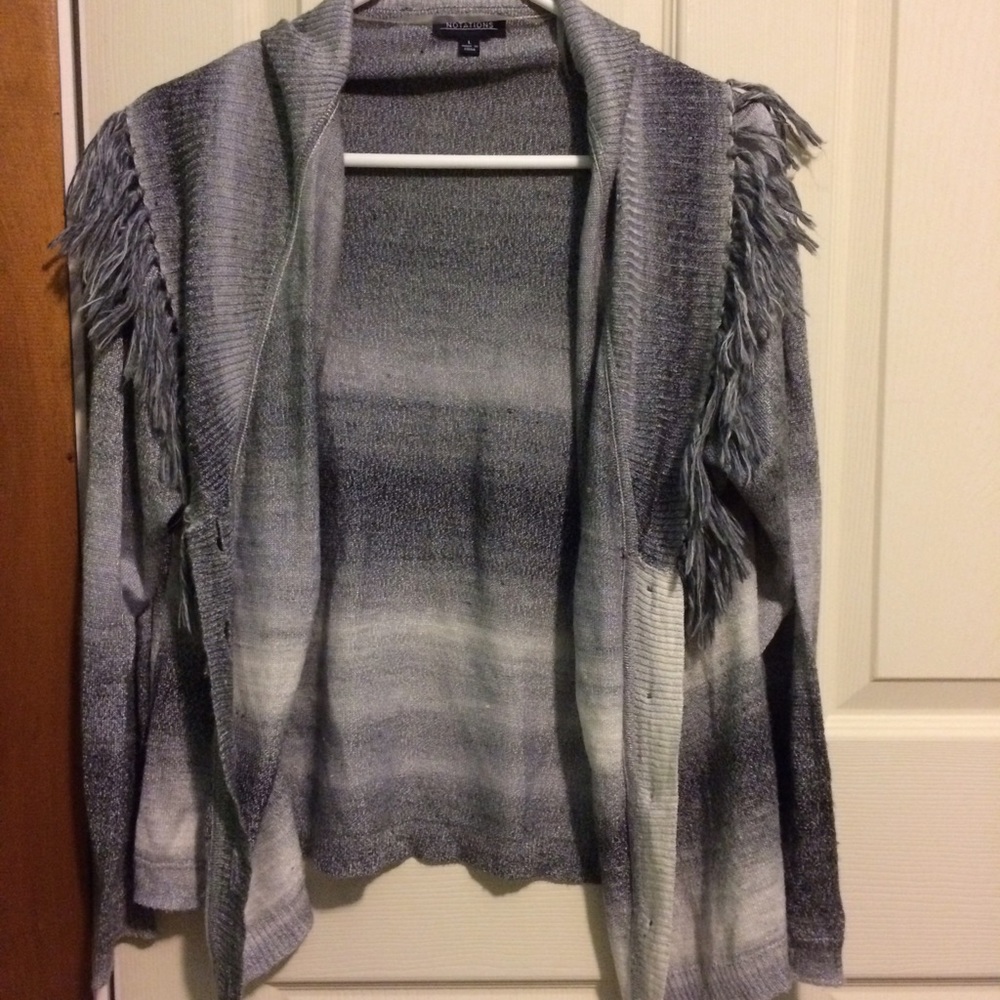Notations Grey Cardigan