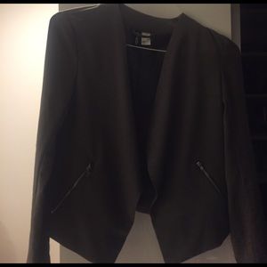 Olive cropped jacket