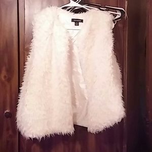 Faux fur coat