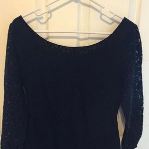 Short lace dress or long top
