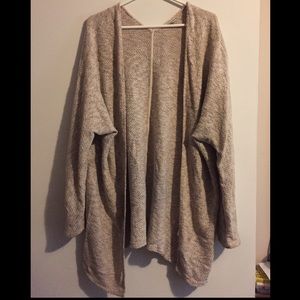 Loose chunky cardigan