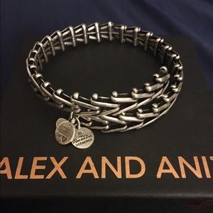 Alex and Ani Rafaelian Silver Gypsy Wrap