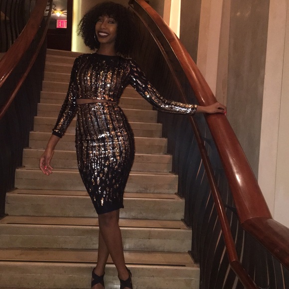 Marciano Sparkly NYE Two Piece Set - Picture 2 of 4