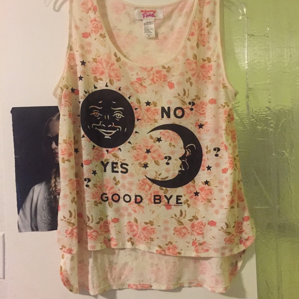 Ouija Board Flower tank top