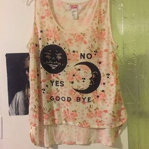 Ouija Board Flower tank top