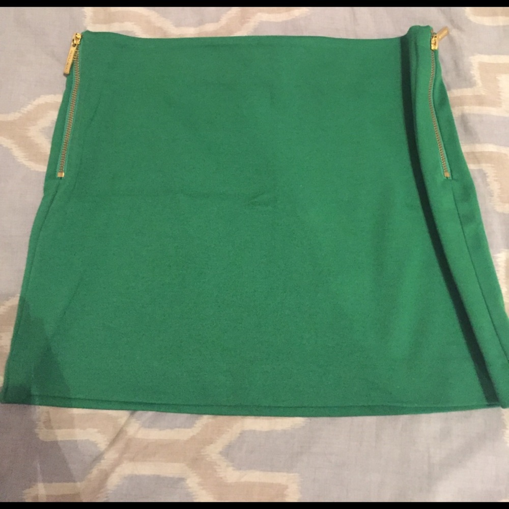 Michael Kors Green Mini Skirt
