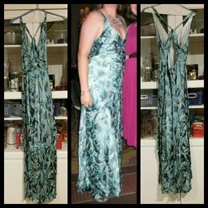 BCBG MAX AZRIA Cool Blues Light Gown