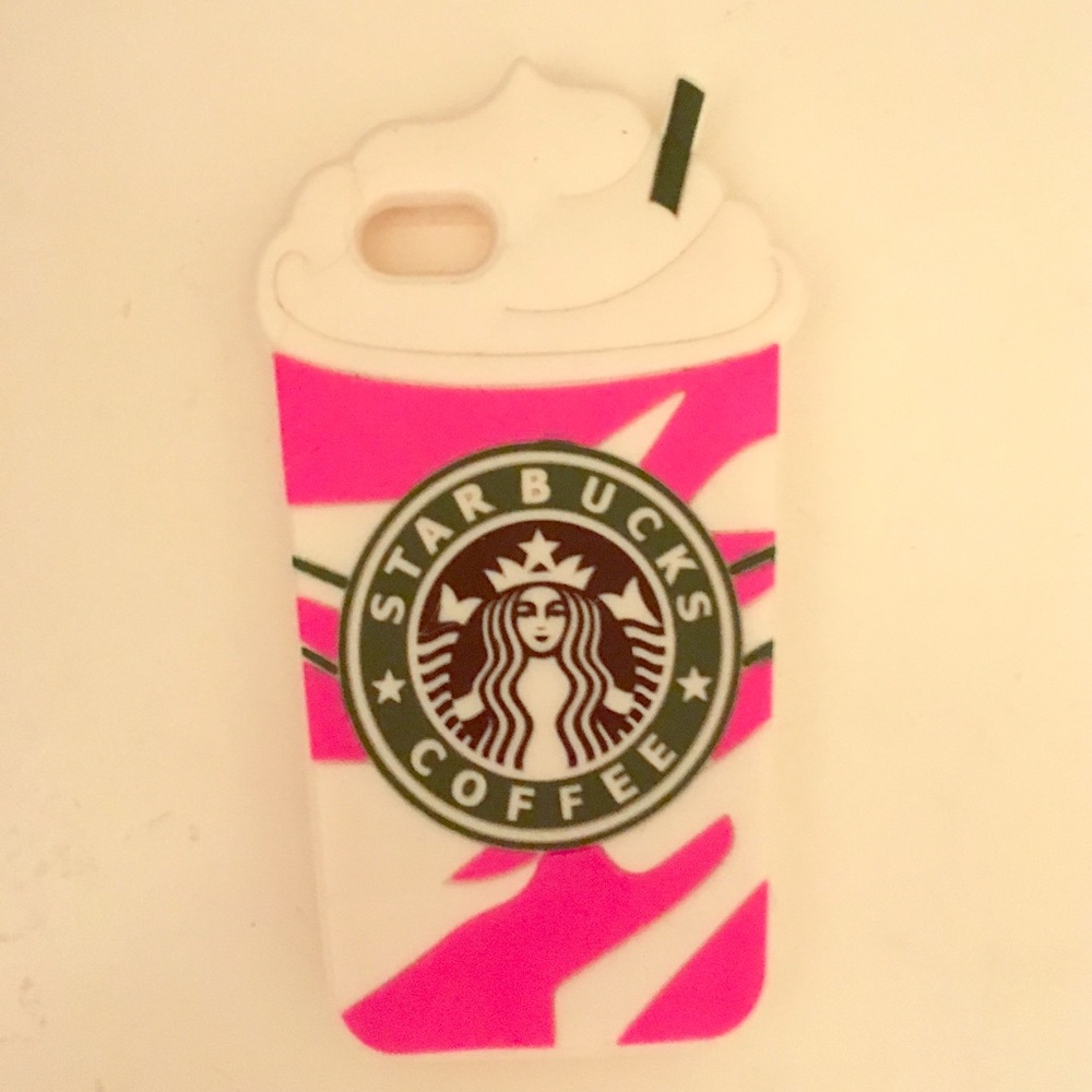 Rubber Starbucks iPhone 5c case.