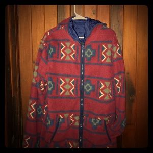 Modern Amusement Men's Reversible windbreaker.