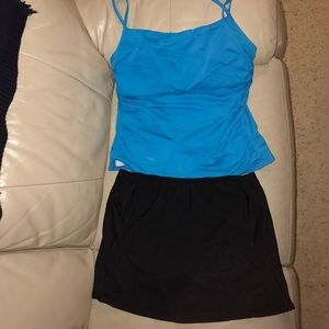 Miraclesuit tanking and skort bottoms