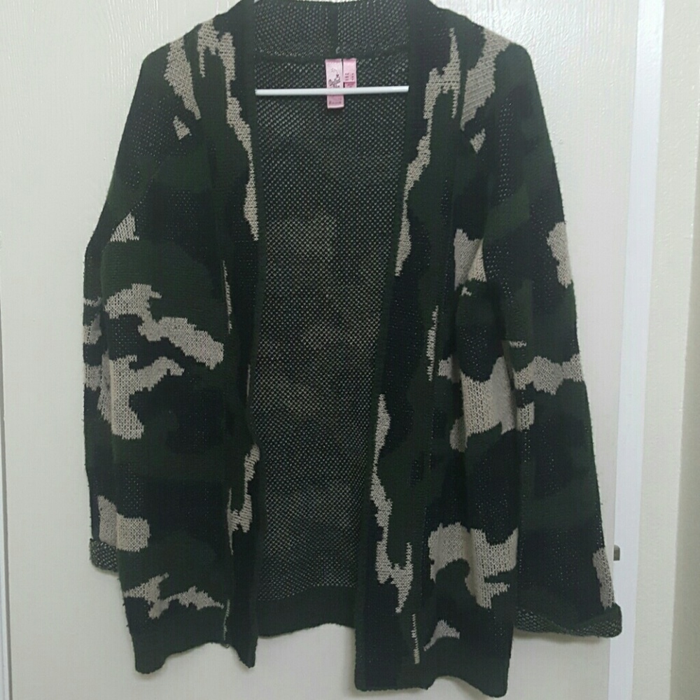 Camo sweater
