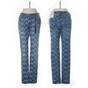 Vigoss Premium Studio Chevron Print Jeans