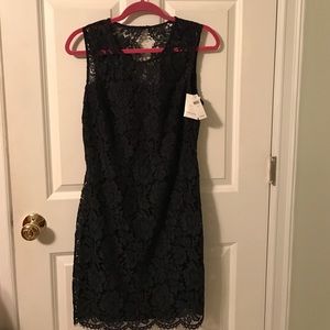 NWT Banana Republic Navy Blue Lace Dress Sz 6 LBD
