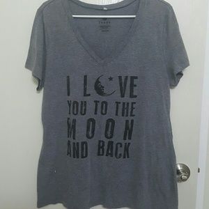 Moon v-neck