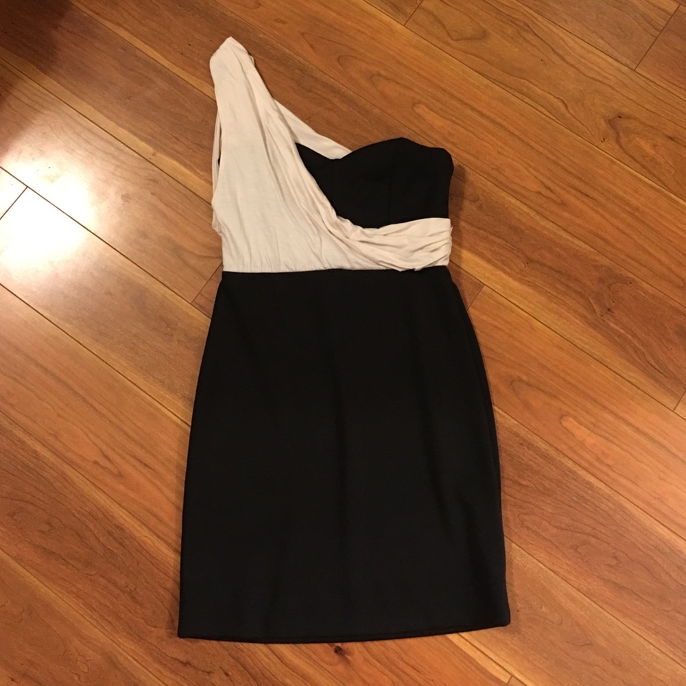A Is For Audrey One shoulder Dress