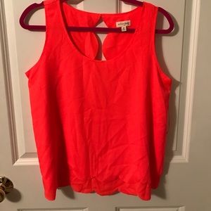 Maison Jules NWT Scalloped Blouse/Tank Sz M