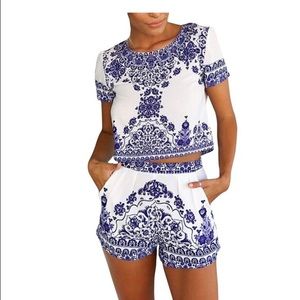 2 piece summer matching outfit