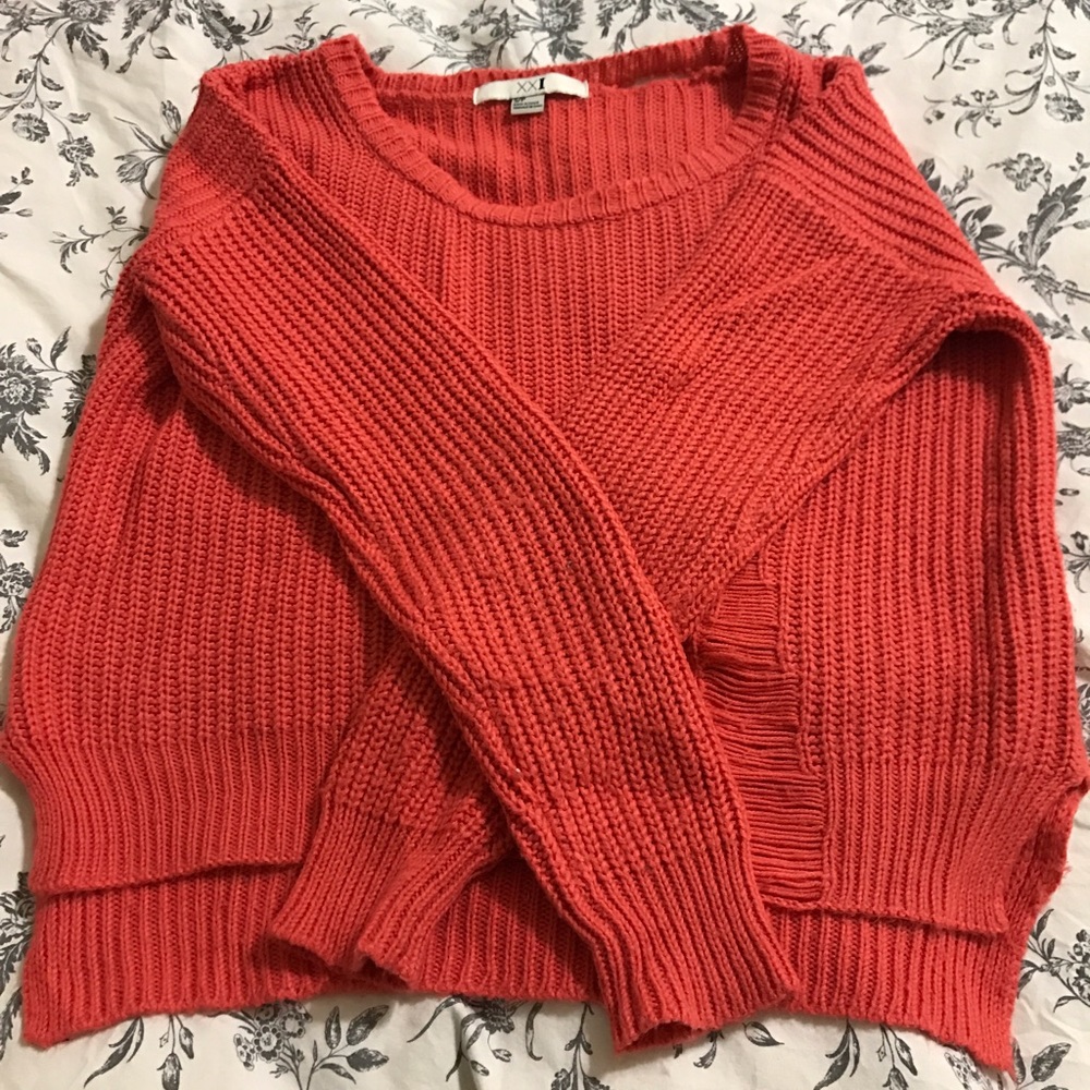 Distressed sweater