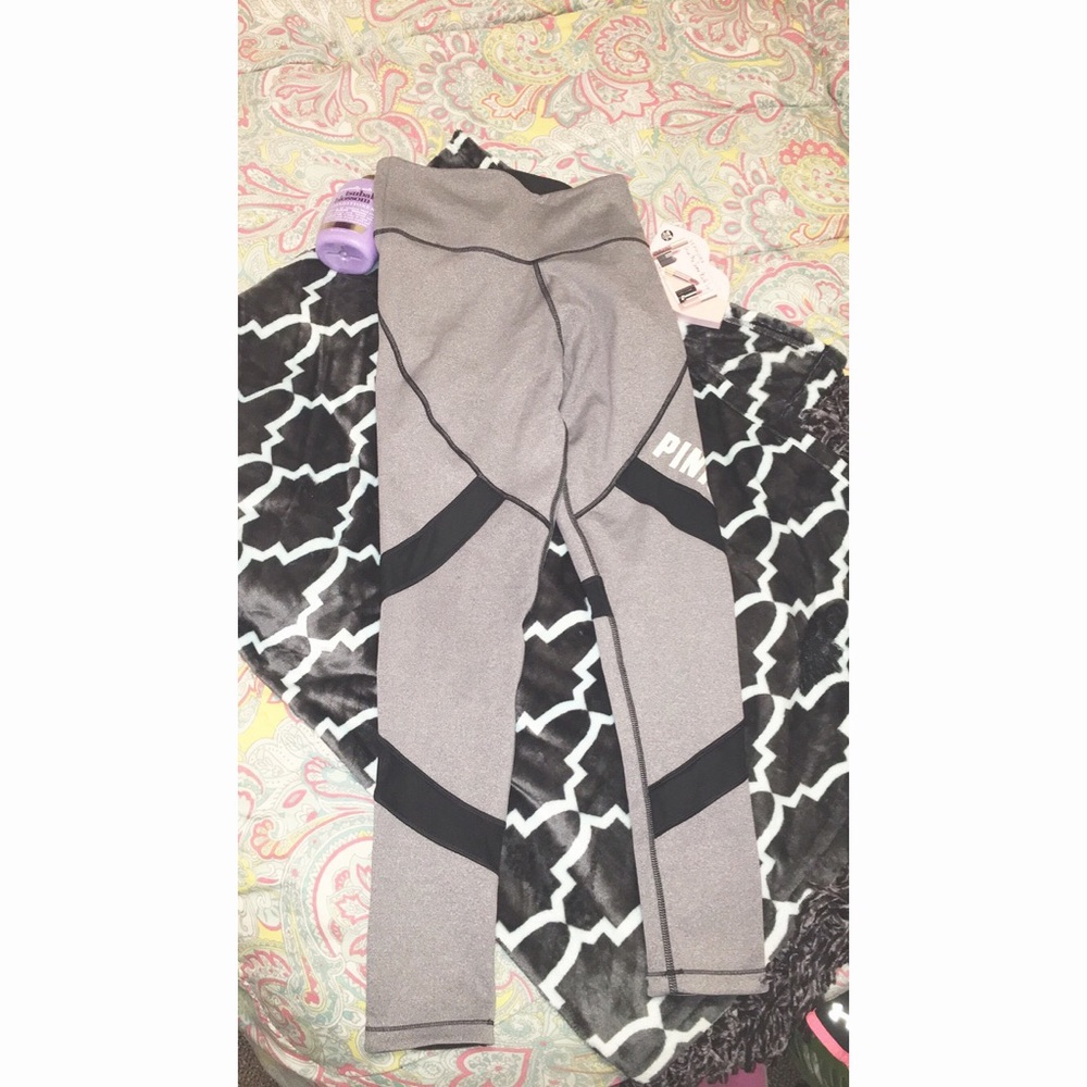 New vs pink leggings