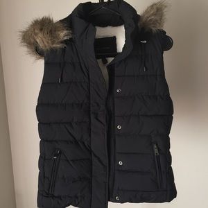 Faux fur vest