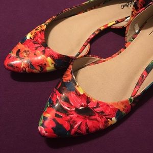 Floral Mossimo flats