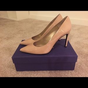 Stuart Weitzman Heist Pumps (Adobe Aniline)