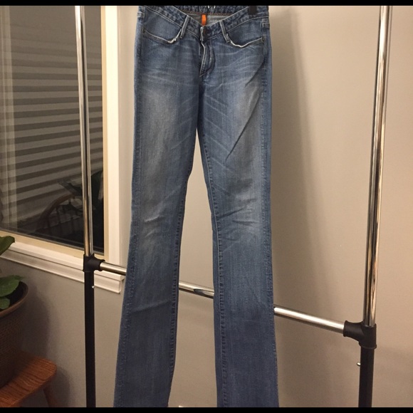 Vintage Earnest Sewn Jeans, milk blue stretch - size 27 - Picture 3 of 7