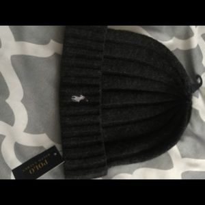BNWT polo grey beanie