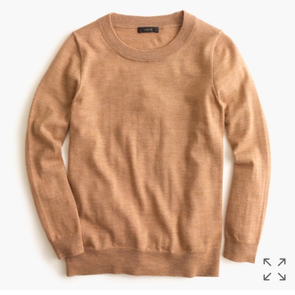 JCrew Tippi sweater in tan