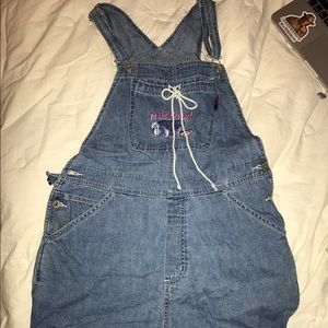 Vintage Eeyore Overall Shorts