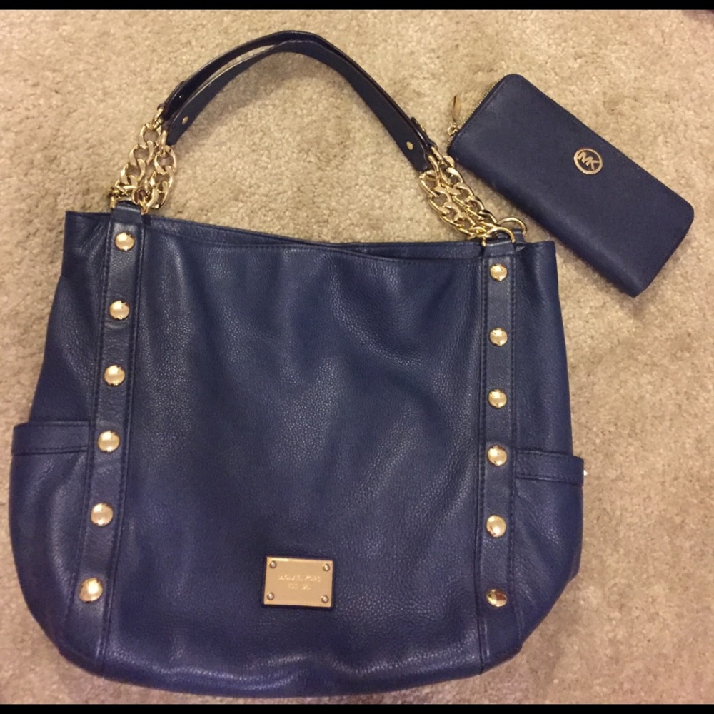 Michael Kors purse with matching wallet