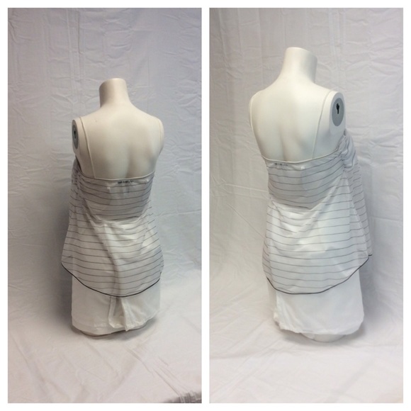 DREA MY MINX Ladies Striped Sheer Top - Picture 4 of 4