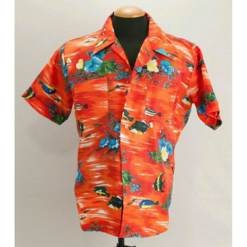 Rare Vintage Don Marco Men's Hawaiian Shirt Size L