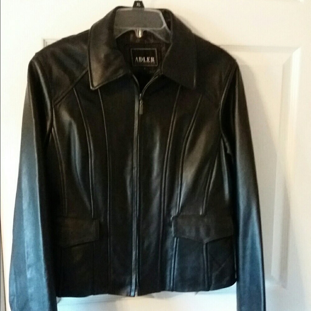 Women's Adler Black Leather Jacket