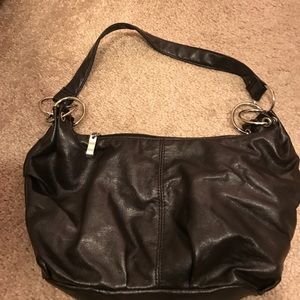 Brown shoulder bag