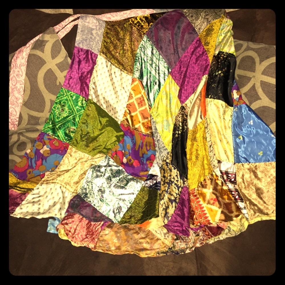 Vintage Wraparound Skirt