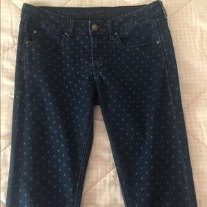 Polka dot jeans