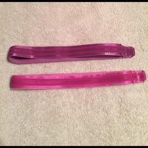 Pink and purple Lululemon headbands