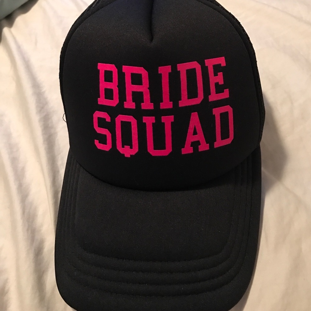Bride squad trucker hat
