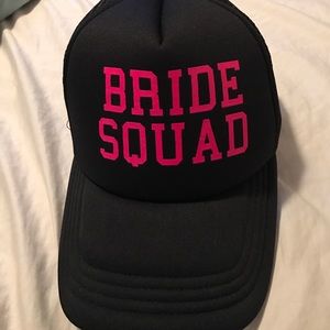 Bride squad trucker hat
