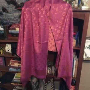 LV beautiful signature scarf.