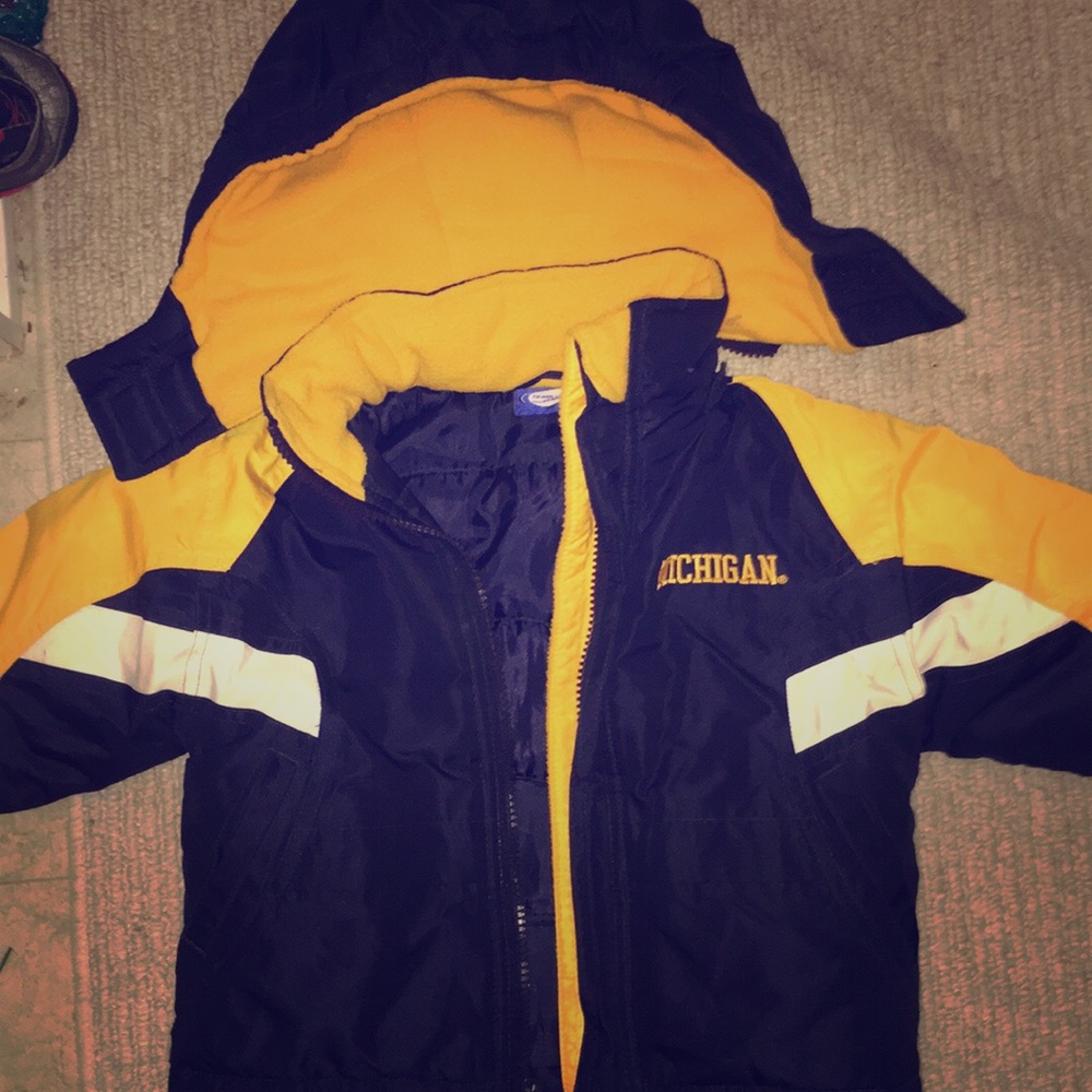 Go blue!! Boys winter jacket.